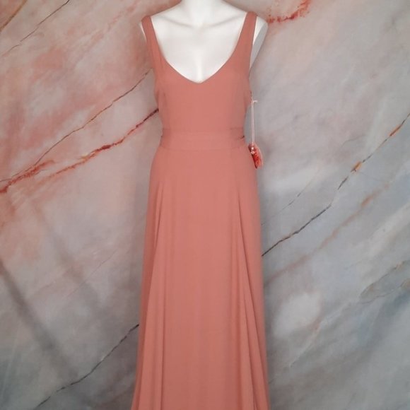 SMYM Jenn Rustic Mauve Maxi Dress - Picture 2 of 10